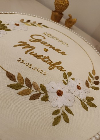 kişiye Özel isimlik kasnak pano - Görsel 4