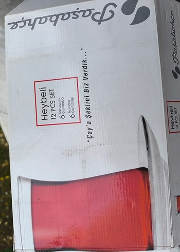 Paşabahçe Heybeli 12 Parça Çay Seti - Görsel 2