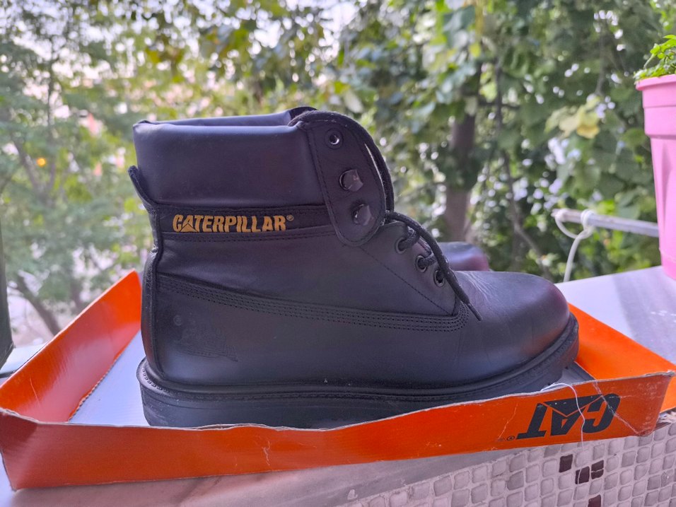 Siyah Biker Botlar - CATERPILLAR - Görsel 2