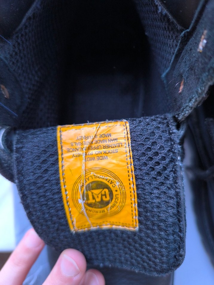 Siyah Biker Botlar - CATERPILLAR - Görsel 4