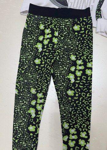 Yeşil Desenli Kız Çocuk Eşofman Takımı - Görsel 3