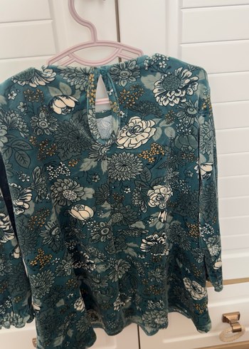 Uzun Kollu, Yakalı, Fırfırlı Kız Elbisesi - Görsel 4