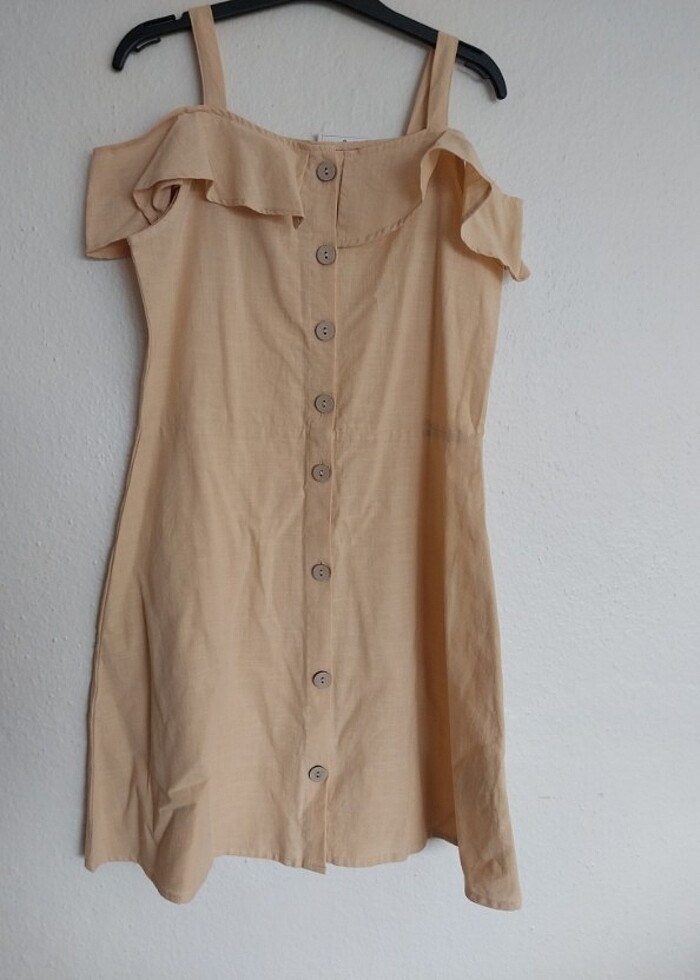 DEFACTO  KETEN ELBİSE - Görsel 4