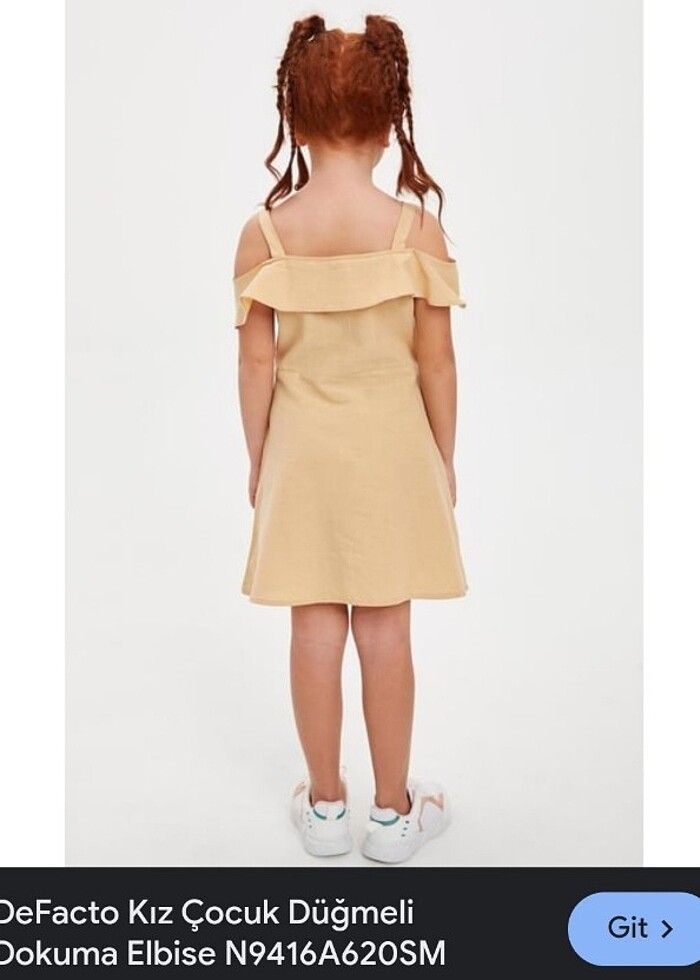 DEFACTO  KETEN ELBİSE - Görsel 2