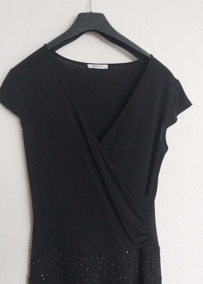 ZARA SİYAH ELBİSE  - Görsel 2