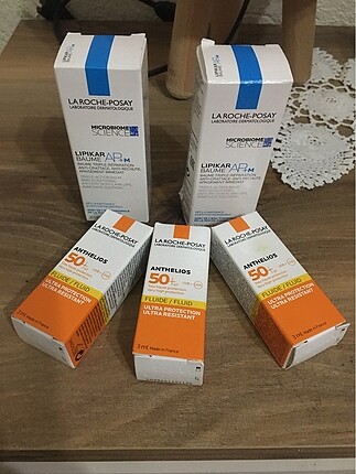 La roche posay 15mlx2 adet nemlendirici ve 3x10ml güneş kremi