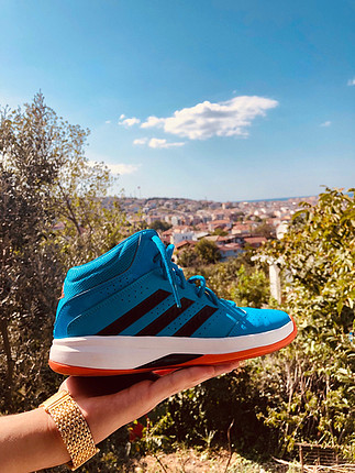 38 Beden mavi Renk Adidas spor ayakkabı