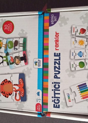 Eğitici Puzzle Renkler 30 Parça - Görsel 5