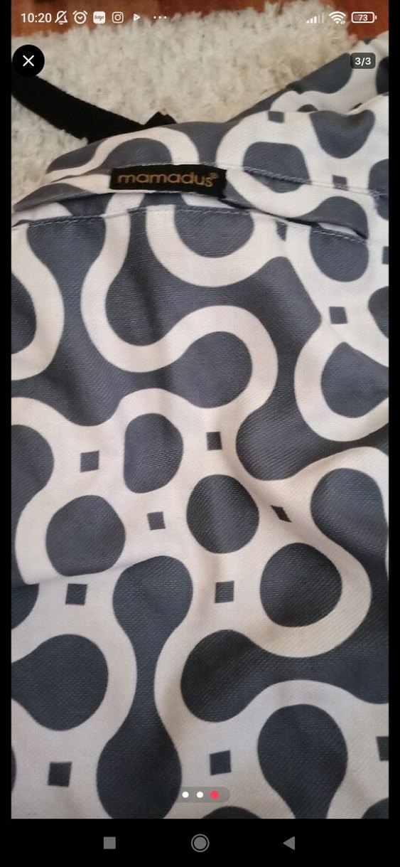 Gri Desenli Bebek Taşıyıcı - Görsel 3