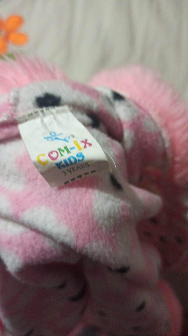 Kız Çocuk Pembe Kapüşonlu Ponço - Görsel 2