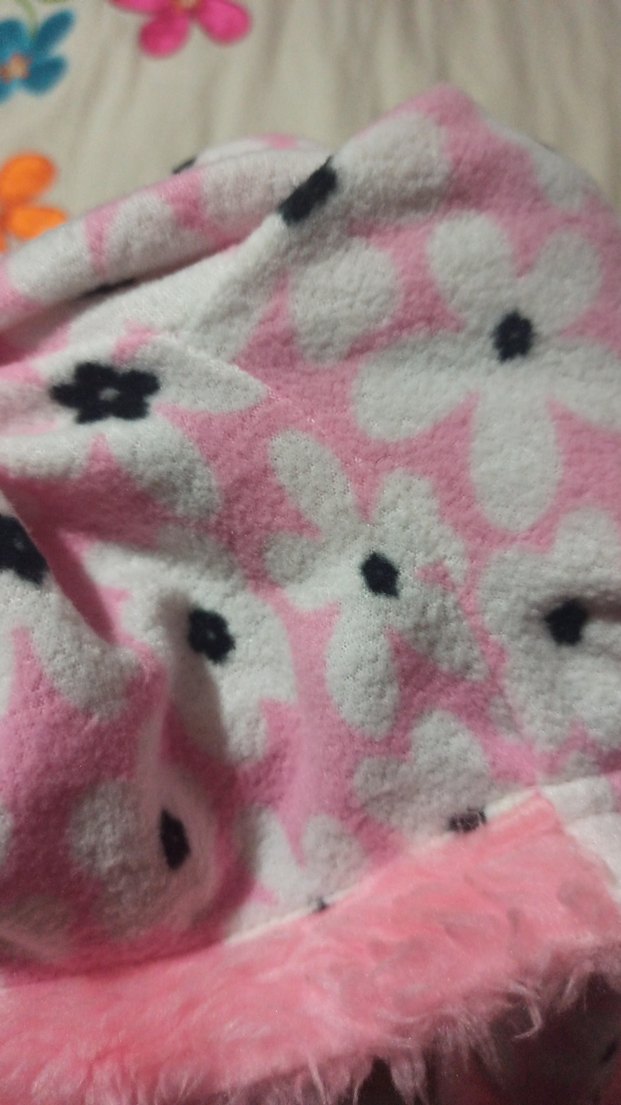 Kız Çocuk Pembe Kapüşonlu Ponço - Görsel 3