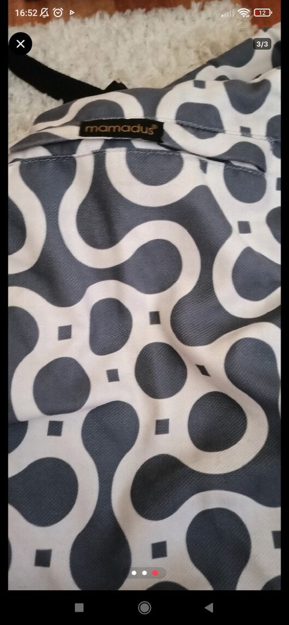 Gri Desenli Bebek Taşıyıcı - Görsel 2