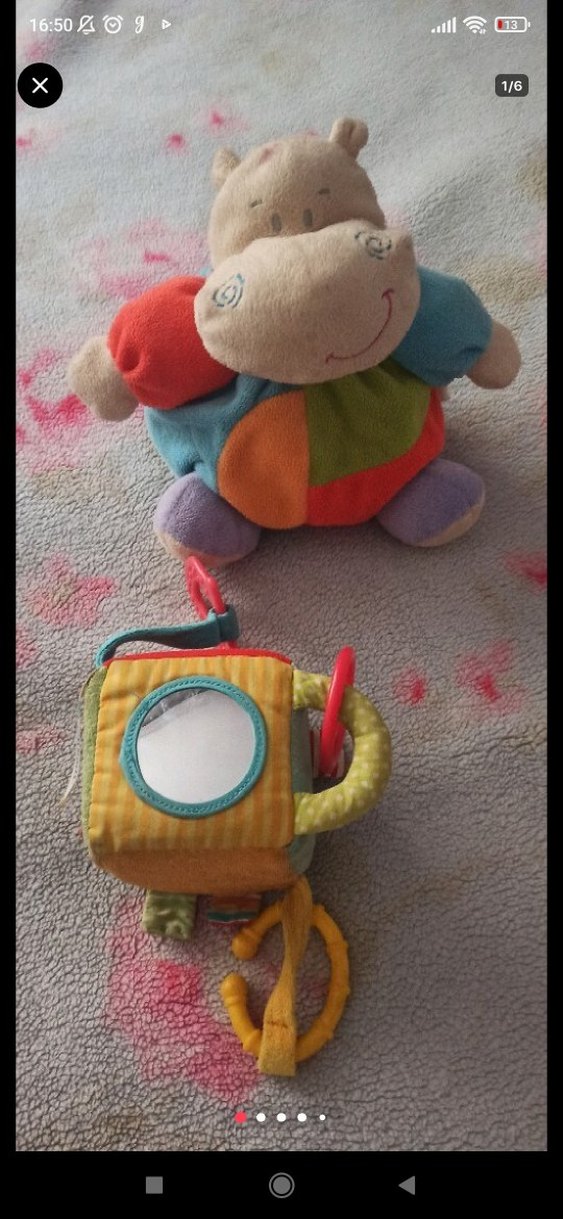 Renkli Diş Kaşıyıcı ve Çıngırak Oyuncak 2si de çıngıraklı - Görsel 2