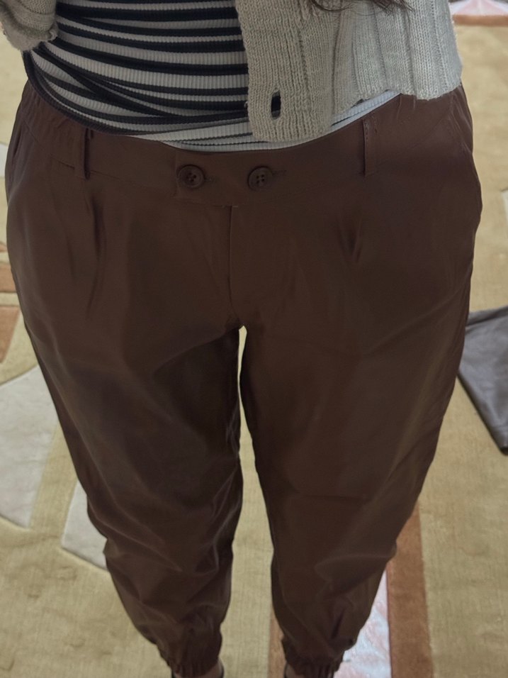 Suni Deri Kadın Pantolon - Görsel 5