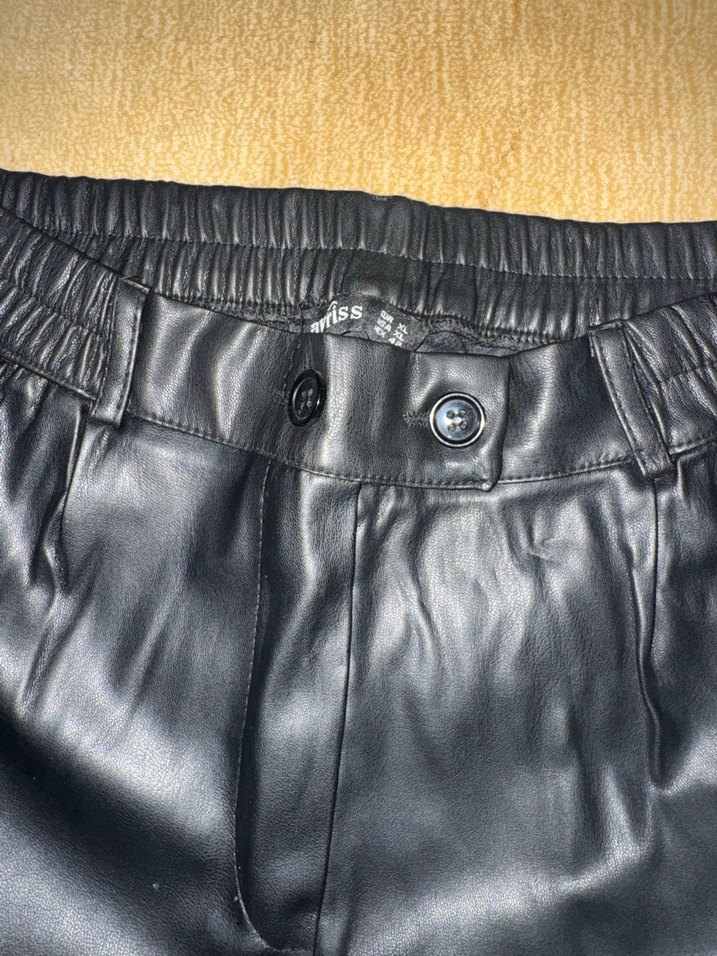 suni Deri Kadın Pantolon - Görsel 2