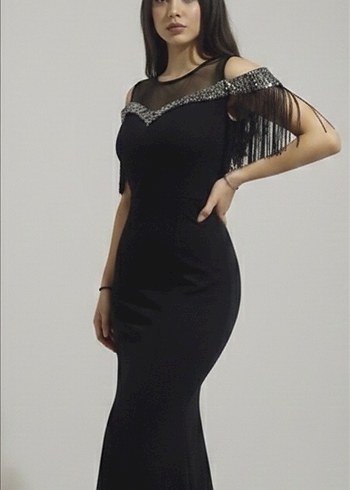 Siyah Elbise - Görsel 2