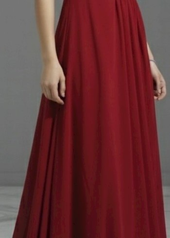 Uzun İşlemeli Abiye Elbise - Görsel 3