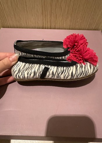 27.5 Numara Pembe Renkli Fırfırlı Kız Babet - Görsel 3