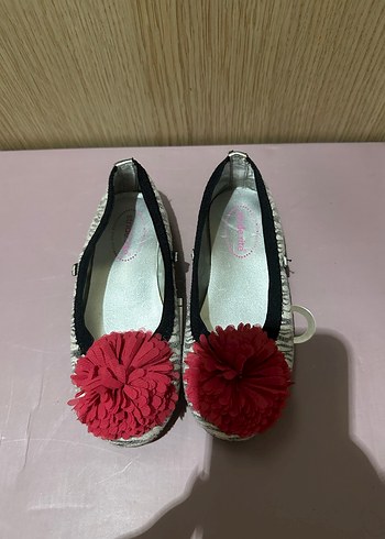 27.5 Numara Pembe Renkli Fırfırlı Kız Babet - Görsel 2