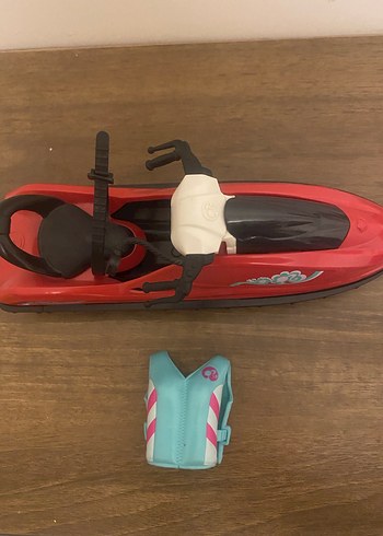 Kırmızı Barbie Oyuncak Jet Ski Seti - Görsel 2