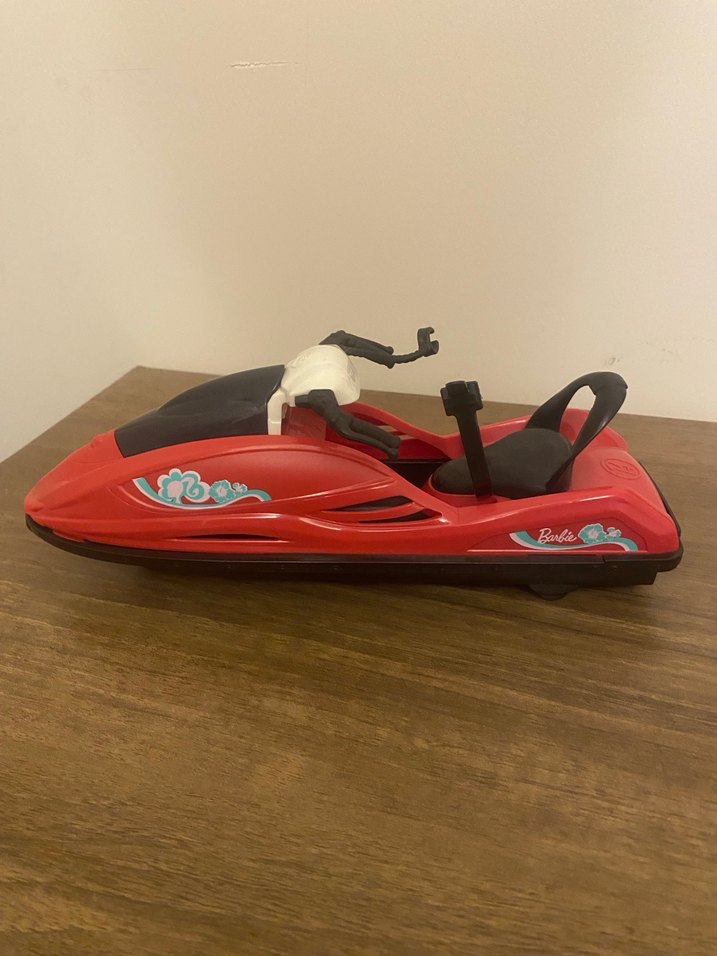 Kırmızı Barbie Oyuncak Jet Ski Seti - Görsel 4