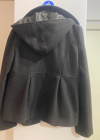 Boyner 40 Beden Acı Kahve Rengi Düğmeli Kısa  kaban - Görsel 5