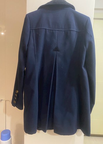 36 Beden Lacivert düğmeli kaban - Görsel 6