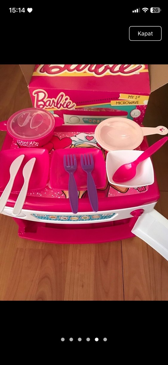 Barbie Mikrodalga Fırın - Görsel 5