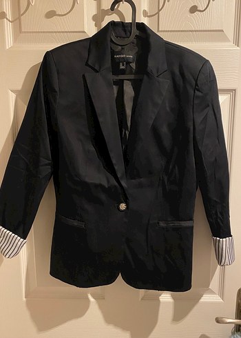 Mango 38 Beden Siyah Blazer Ceket