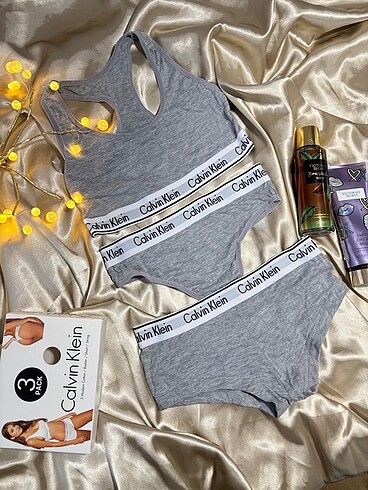 Calvin Klein 3?lü Büstiyer