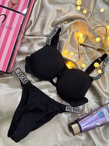 Victoria secret taşlı sütyen takım