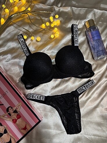 Victoria secret simli sütyen takım