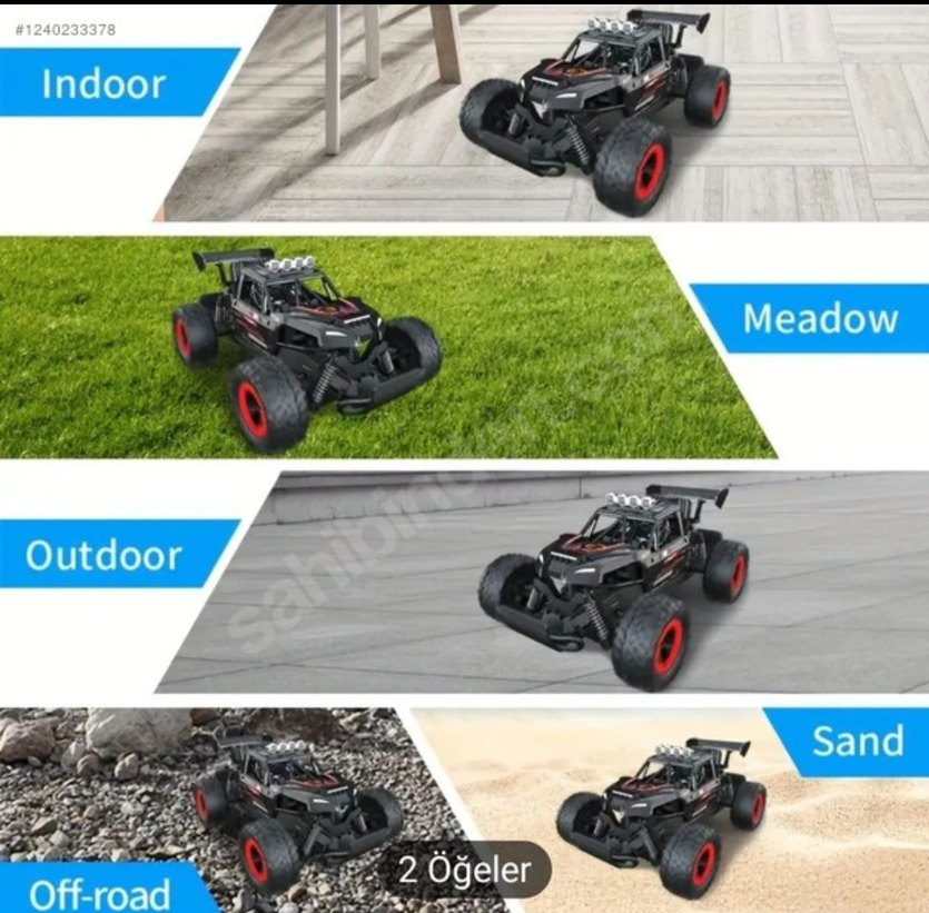Siyah Off-Road Oyuncak Araba - Görsel 5