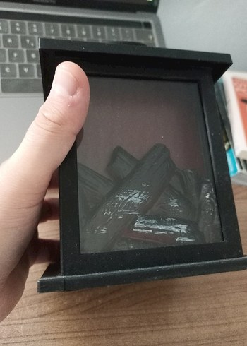 Karanlık Metal Fener Mumluk - Görsel 3