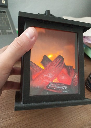 Karanlık Metal Fener Mumluk - Görsel 2