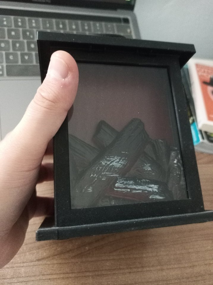 Karanlık Metal Fener Mumluk - Görsel 3