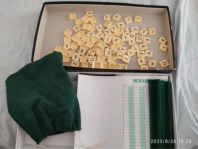  Beden Renk Scrabble Kutu Oyunu
