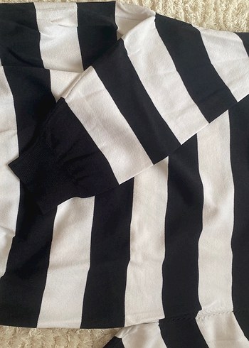 Çizgili Uzun Kollu  Bluzu - Görsel 2