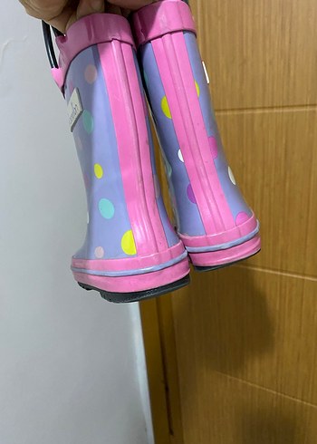 Benetton kız çocuk Mor Puantiyeli Lastik Çizme - Görsel 4