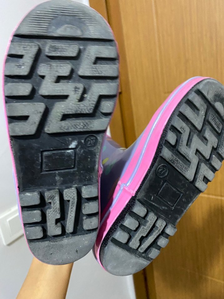 Benetton kız çocuk Mor Puantiyeli Lastik Çizme - Görsel 2