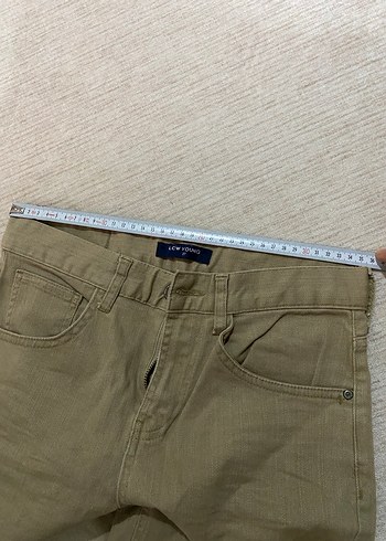 Bej Regular Fit Keten Erkek Pantolon - Görsel 2