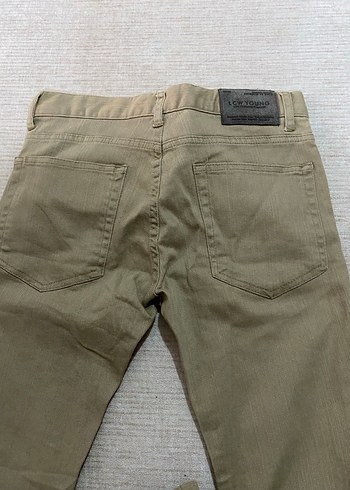 Bej Regular Fit Keten Erkek Pantolon - Görsel 3