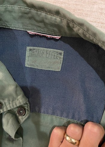 Düğmeli Uzun Kollu Erkek Keten Gömlek - Görsel 3