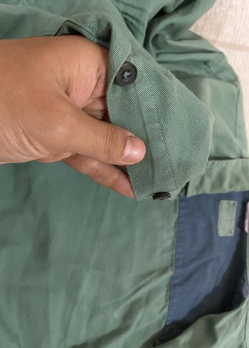 Düğmeli Uzun Kollu Erkek Keten Gömlek - Görsel 6