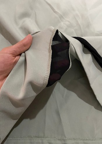 Gri Kısa Kollu Midi Tunik - Görsel 2