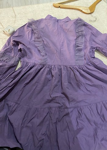 Kadın Mor Fırfırlı  Tunik - Görsel 4