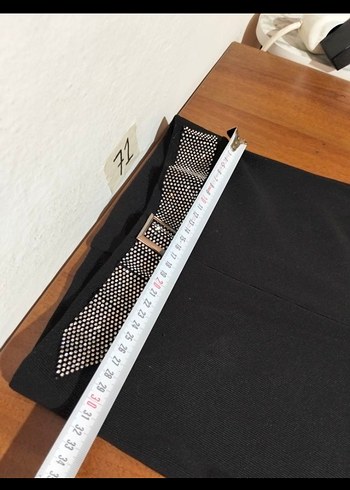 Kemersiz Siyah Kadın İspanyol Paça Pantolon - Görsel 2