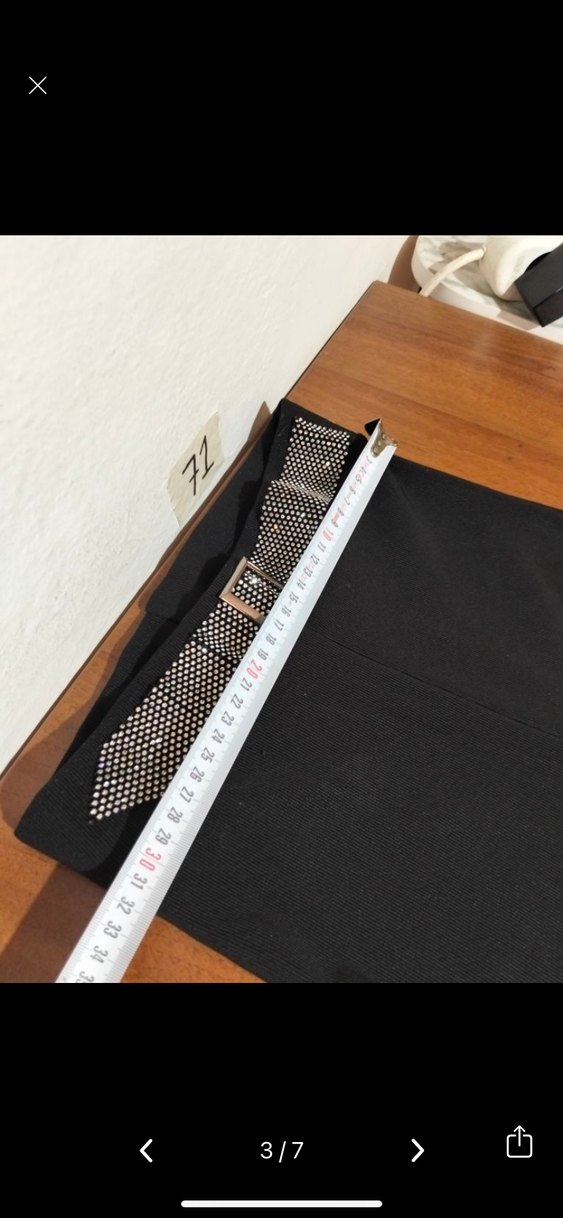 Kemersiz Siyah Kadın İspanyol Paça Pantolon - Görsel 2