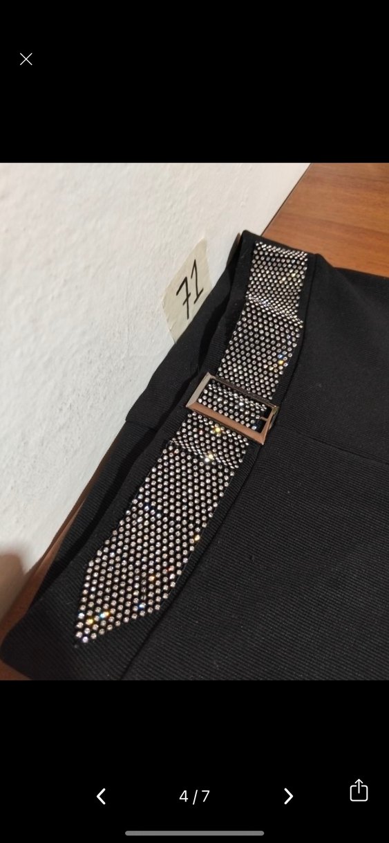 Kemersiz Siyah Kadın İspanyol Paça Pantolon - Görsel 3