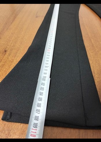 Kadın Siyah Uzun Kesim Kumaş Pantolon - Görsel 4